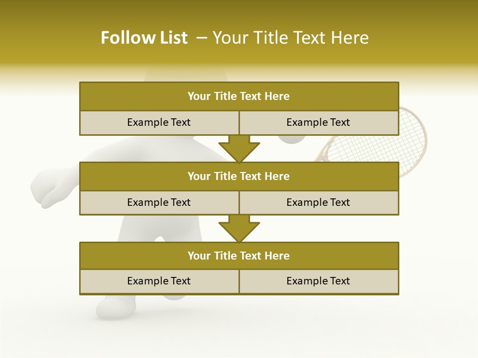 Energy Athlete Small PowerPoint Template
