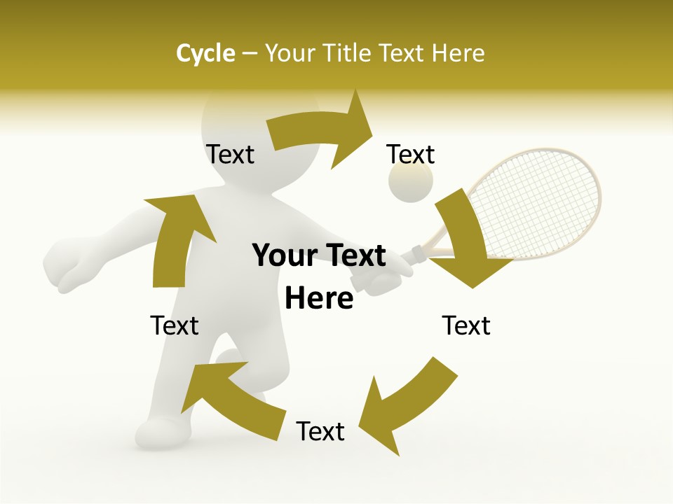 Energy Athlete Small PowerPoint Template