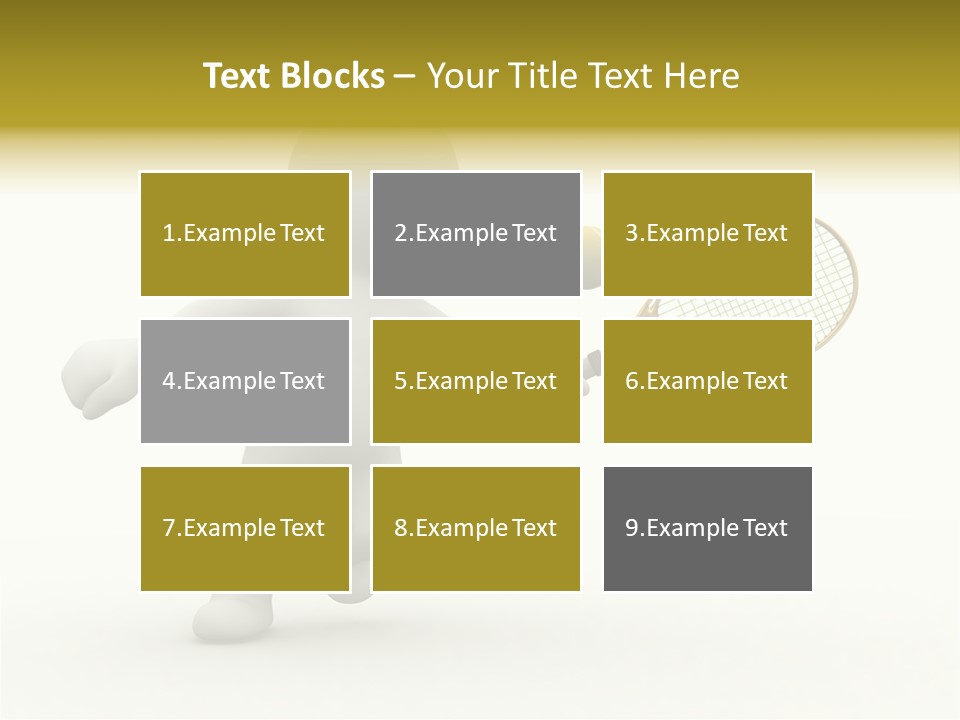 Energy Athlete Small PowerPoint Template
