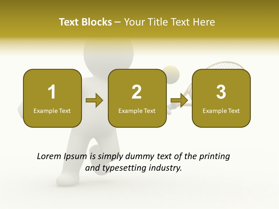 Energy Athlete Small PowerPoint Template