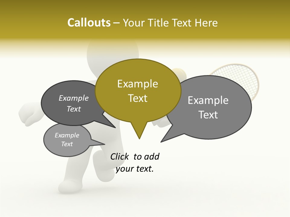 Energy Athlete Small PowerPoint Template