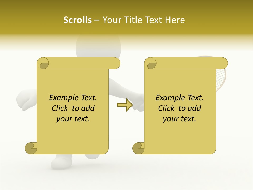 Energy Athlete Small PowerPoint Template