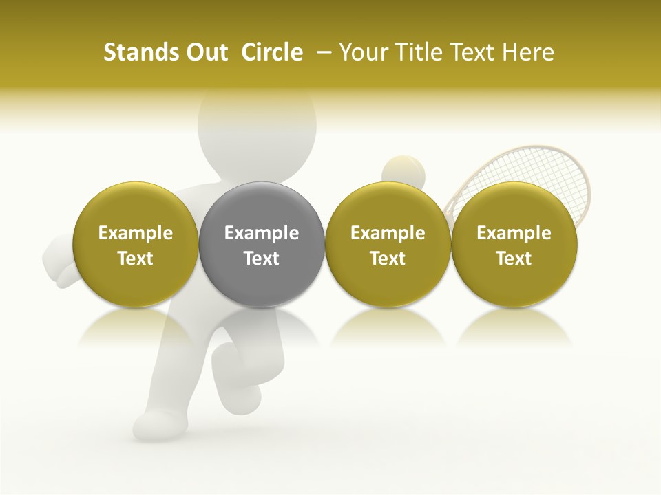 Energy Athlete Small PowerPoint Template