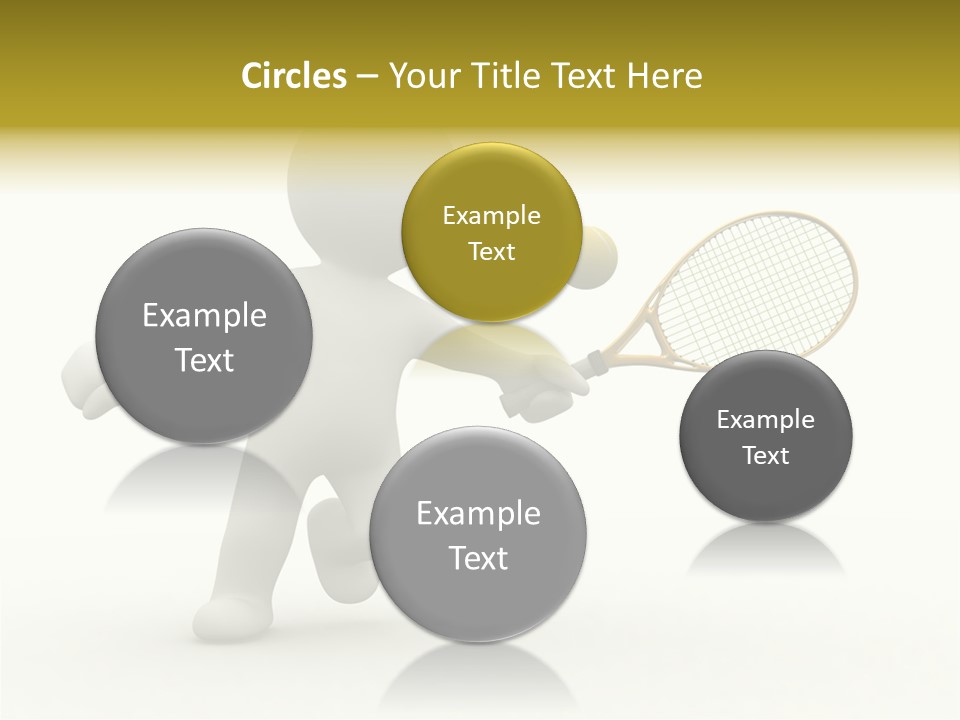 Energy Athlete Small PowerPoint Template