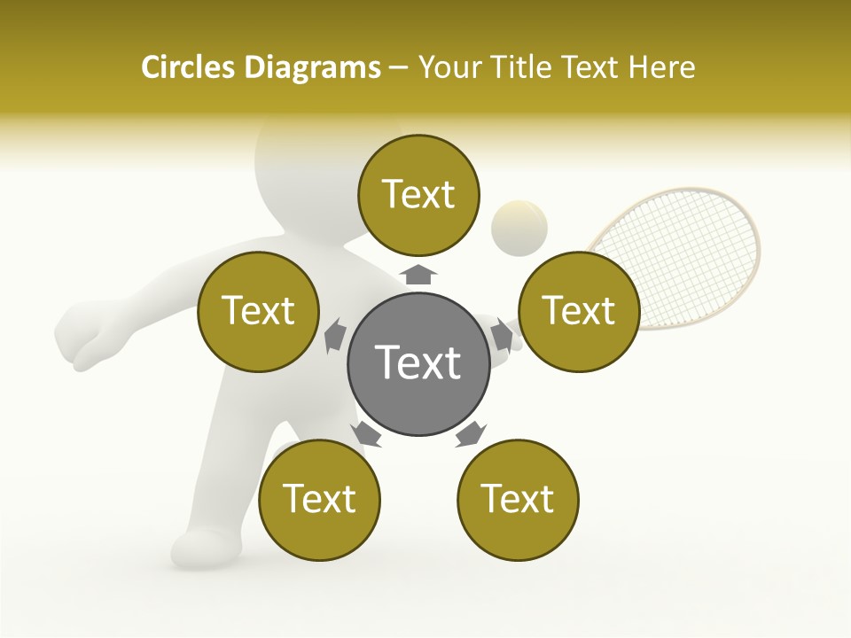 Energy Athlete Small PowerPoint Template