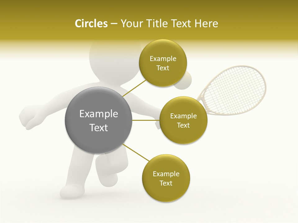 Energy Athlete Small PowerPoint Template