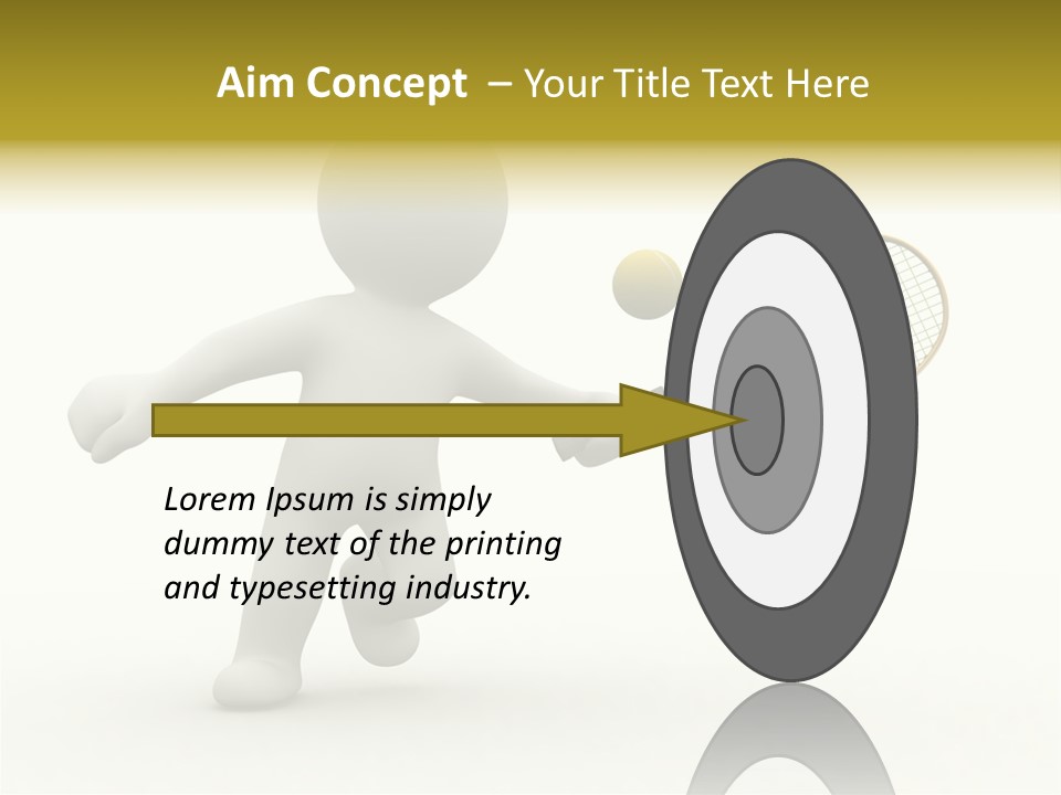 Energy Athlete Small PowerPoint Template