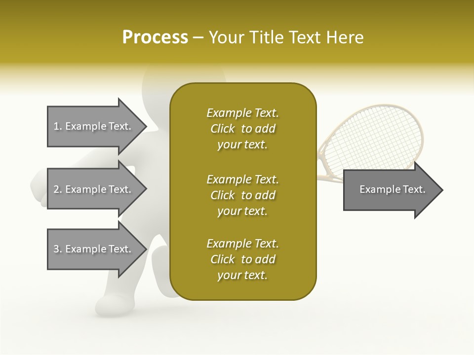 Energy Athlete Small PowerPoint Template