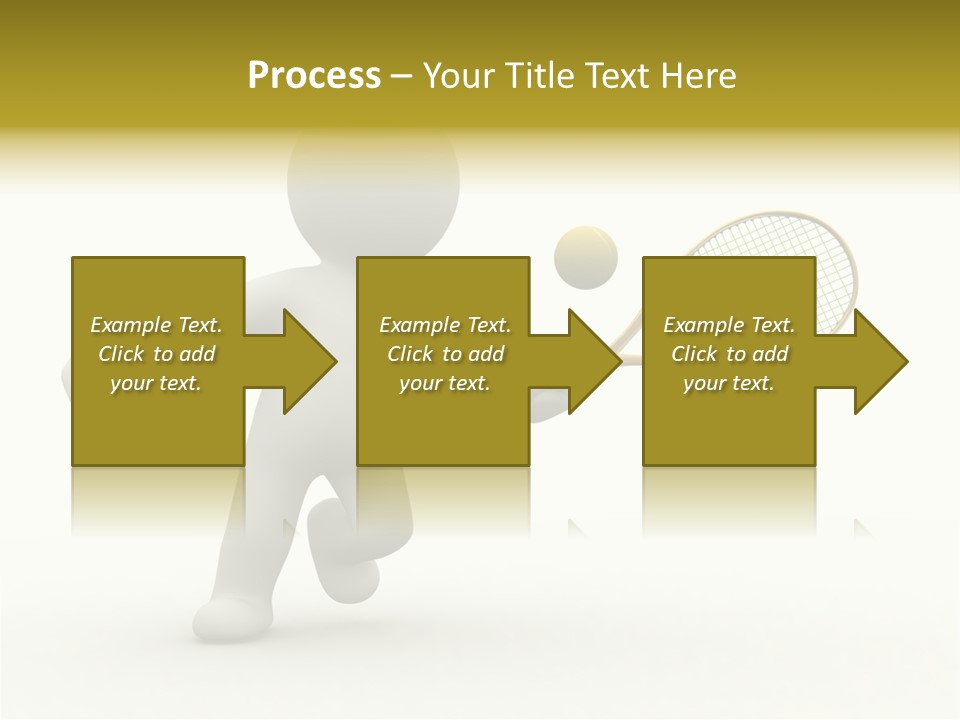 Energy Athlete Small PowerPoint Template