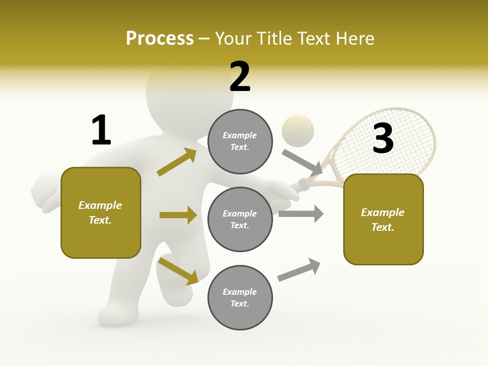 Energy Athlete Small PowerPoint Template
