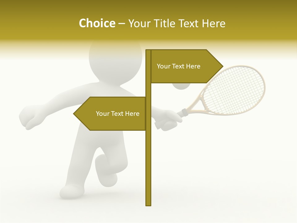 Energy Athlete Small PowerPoint Template