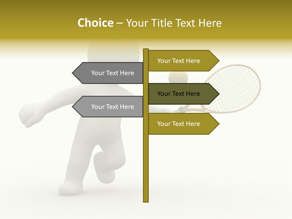 Energy Athlete Small PowerPoint Template