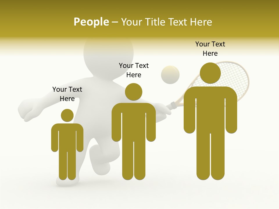 Energy Athlete Small PowerPoint Template