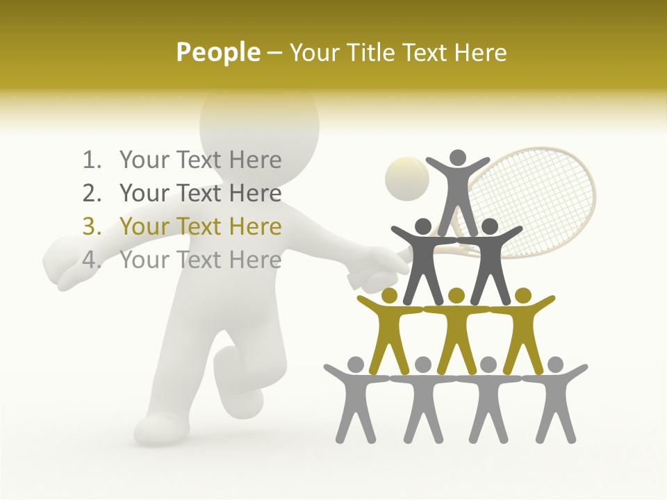 Energy Athlete Small PowerPoint Template