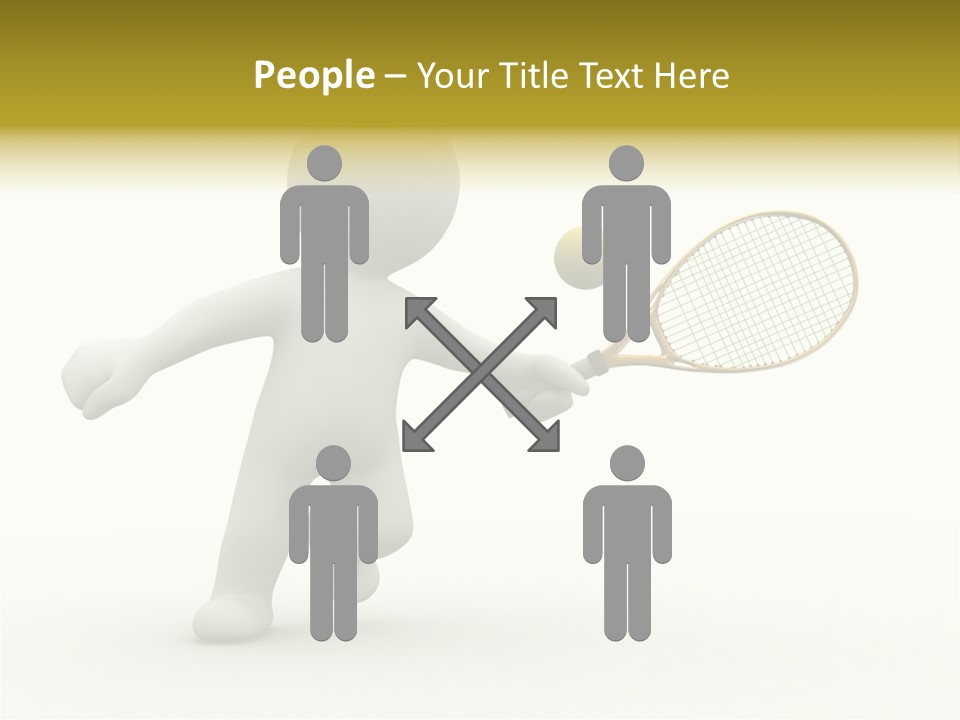 Energy Athlete Small PowerPoint Template