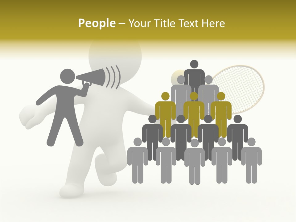 Energy Athlete Small PowerPoint Template