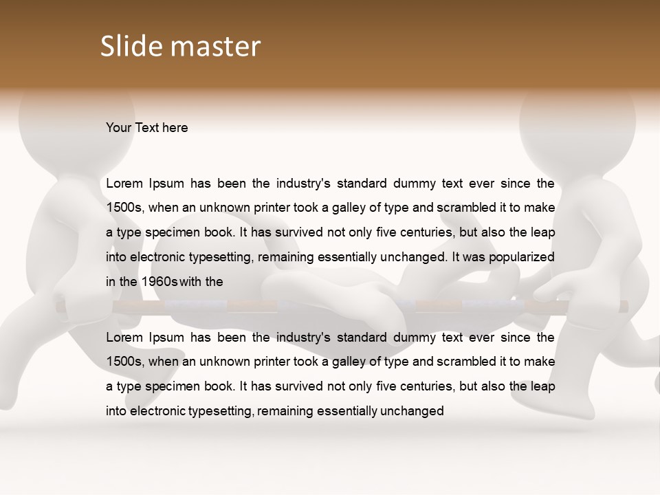 Patient Ill Run PowerPoint Template