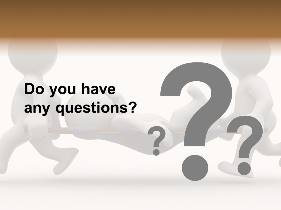 Patient Ill Run PowerPoint Template