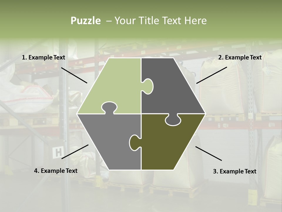 Sacks Company Inventories PowerPoint Template