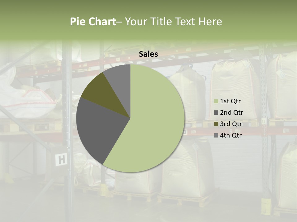 Sacks Company Inventories PowerPoint Template