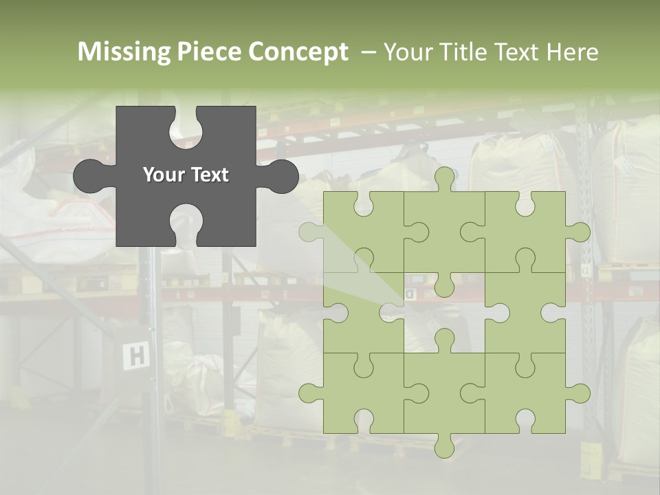 Sacks Company Inventories PowerPoint Template