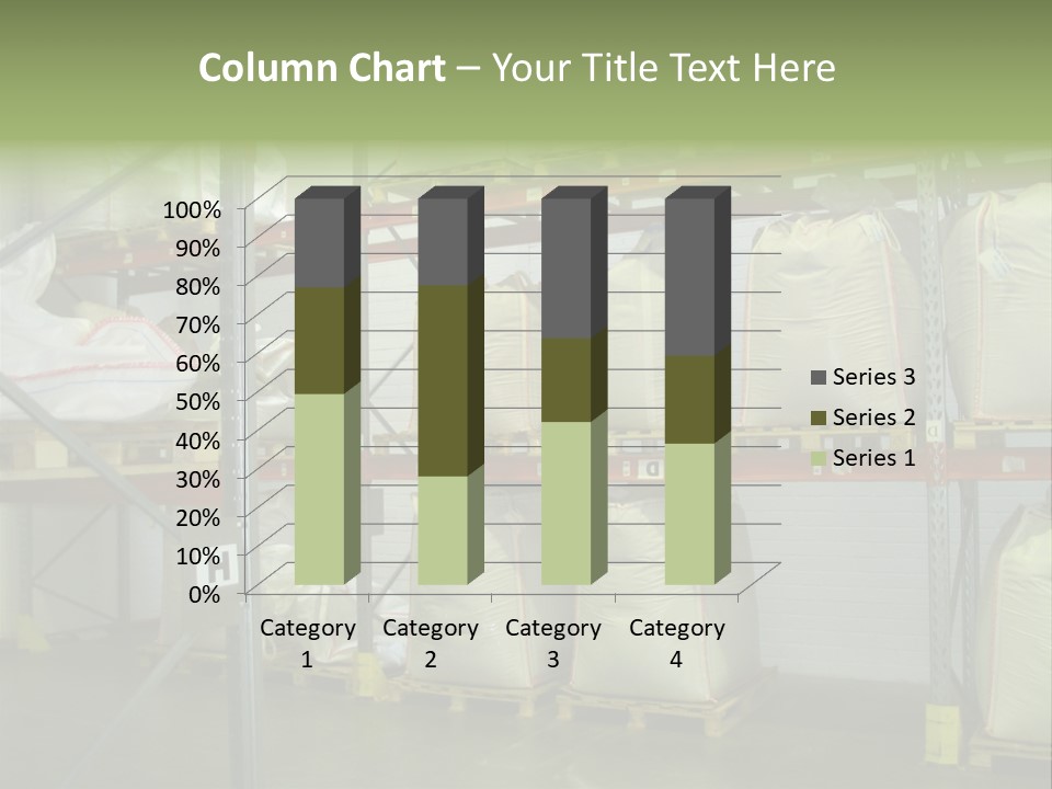 Sacks Company Inventories PowerPoint Template
