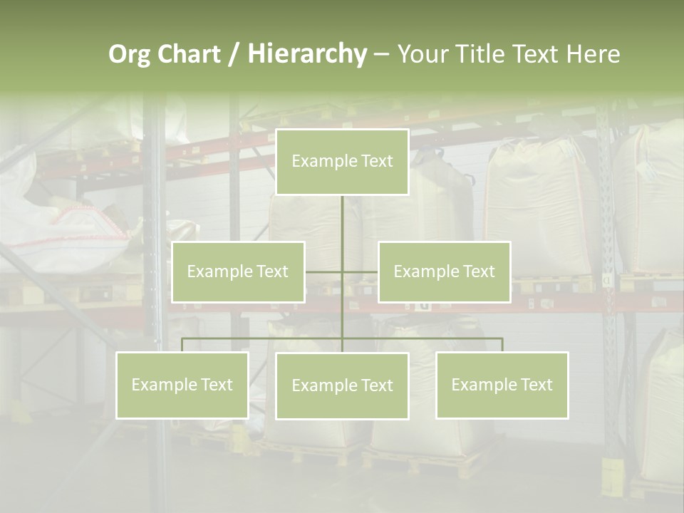 Sacks Company Inventories PowerPoint Template