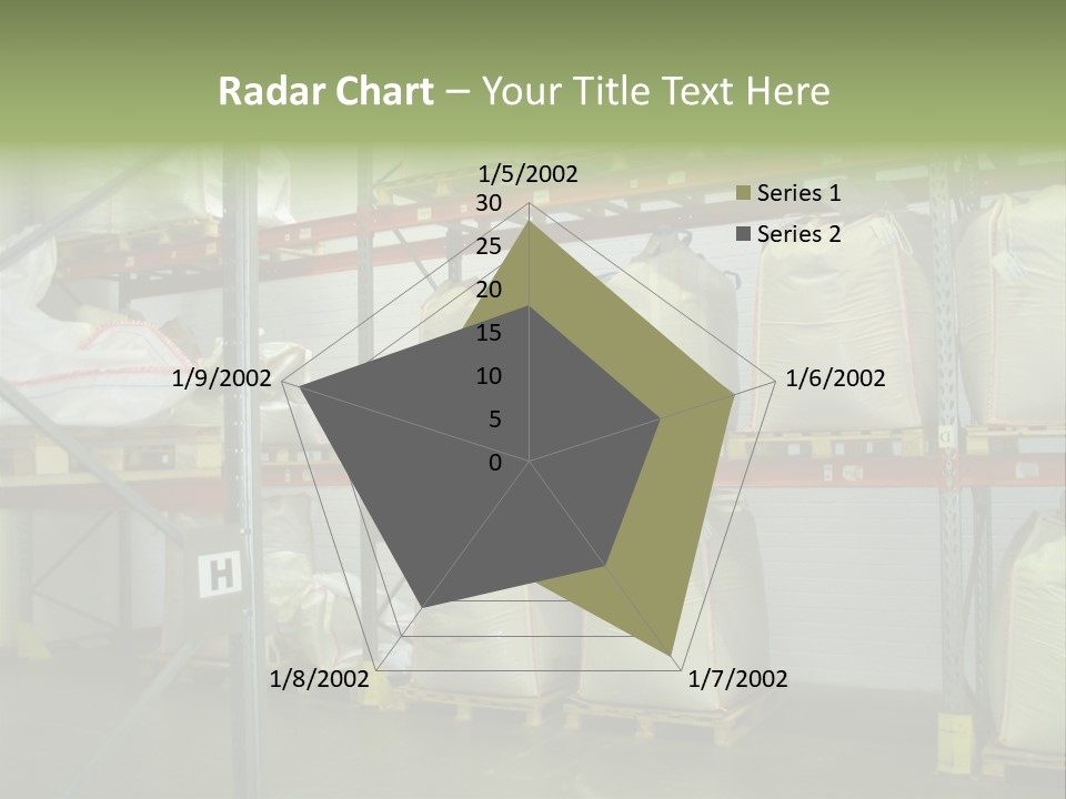 Sacks Company Inventories PowerPoint Template