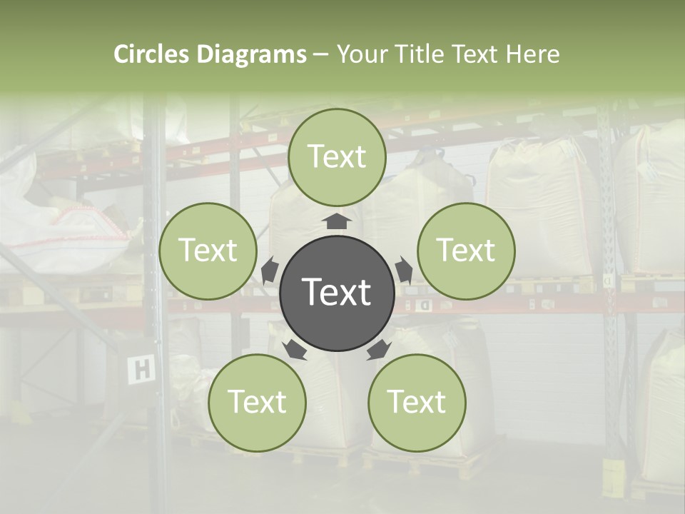 Sacks Company Inventories PowerPoint Template