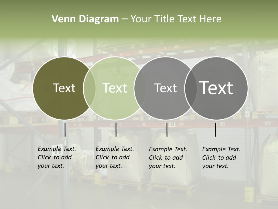 Sacks Company Inventories PowerPoint Template