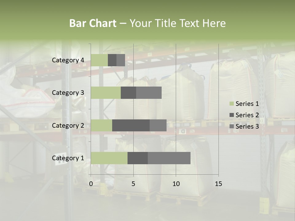 Sacks Company Inventories PowerPoint Template