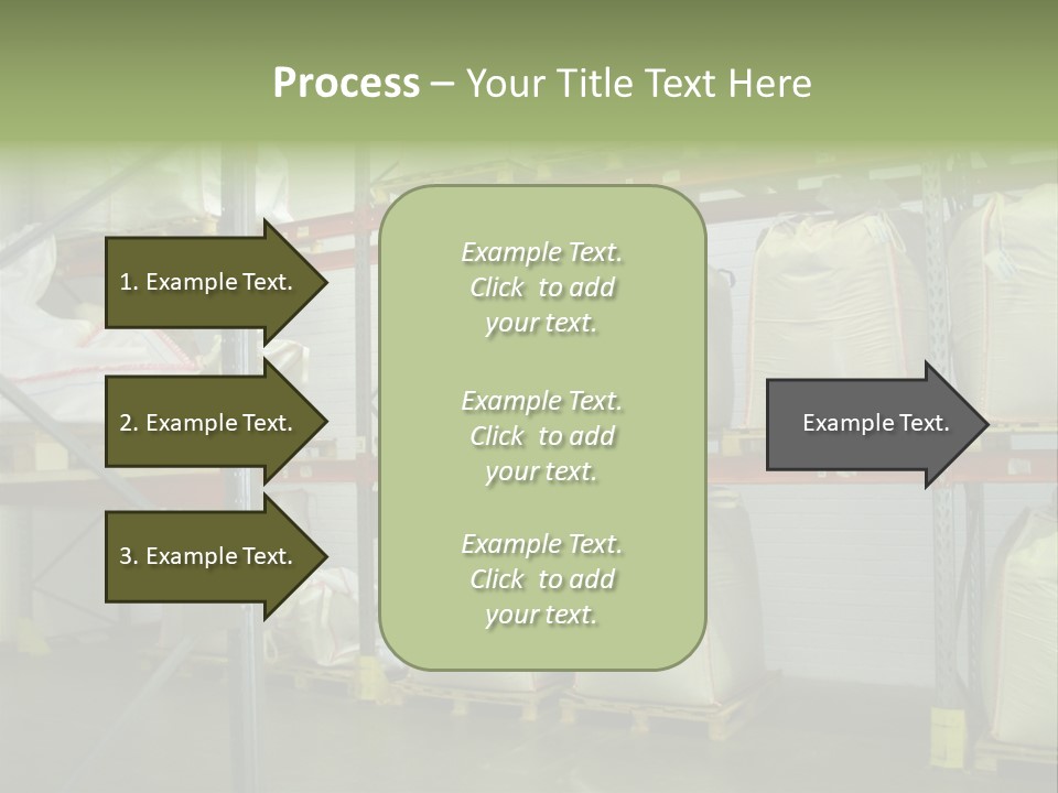 Sacks Company Inventories PowerPoint Template