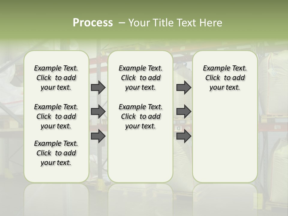 Sacks Company Inventories PowerPoint Template