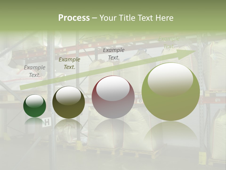 Sacks Company Inventories PowerPoint Template