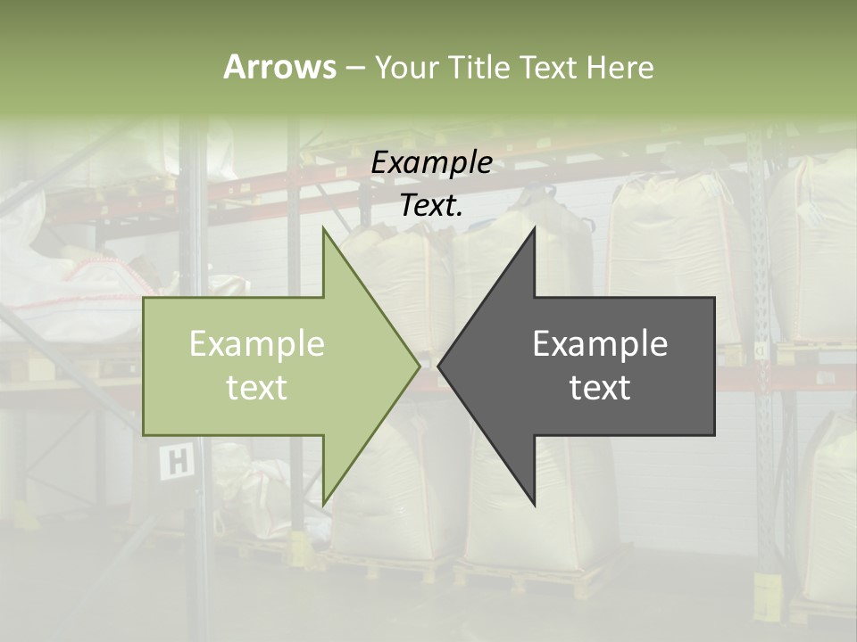 Sacks Company Inventories PowerPoint Template