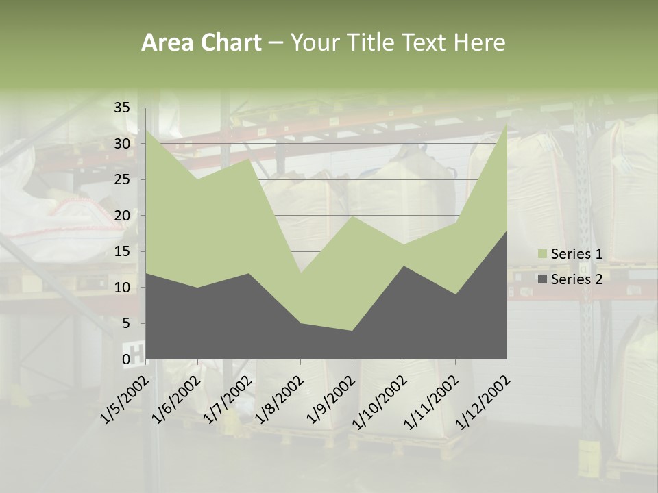 Sacks Company Inventories PowerPoint Template