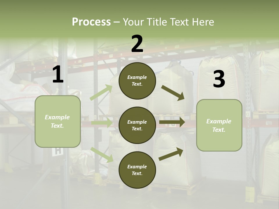Sacks Company Inventories PowerPoint Template