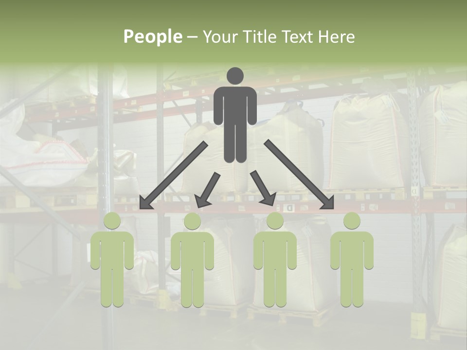 Sacks Company Inventories PowerPoint Template