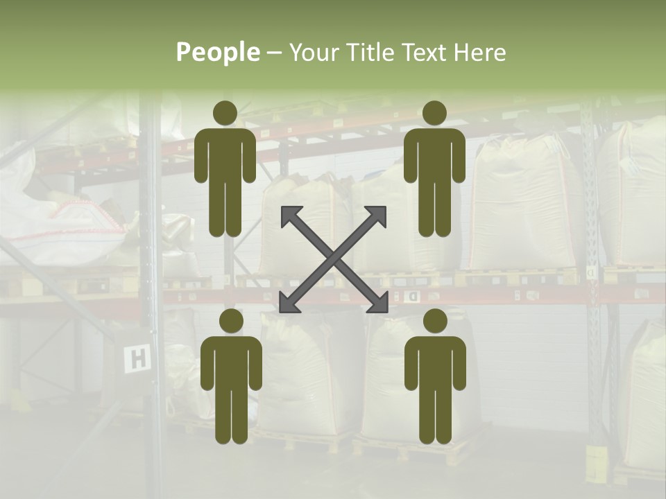 Sacks Company Inventories PowerPoint Template