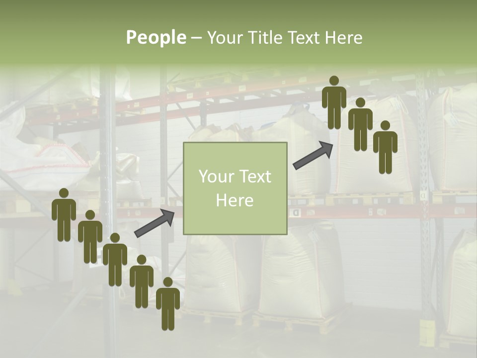 Sacks Company Inventories PowerPoint Template