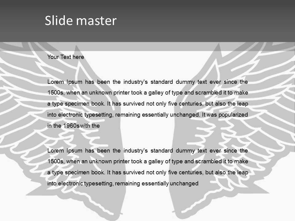 Street Glide Fly PowerPoint Template