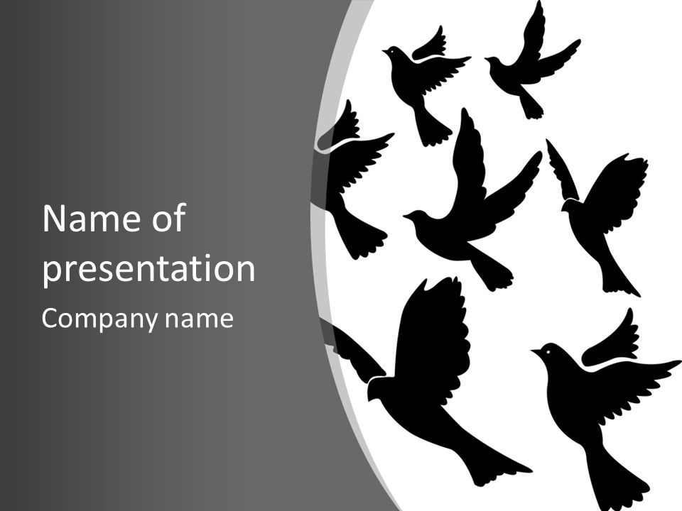 Christian Free Peace PowerPoint Template