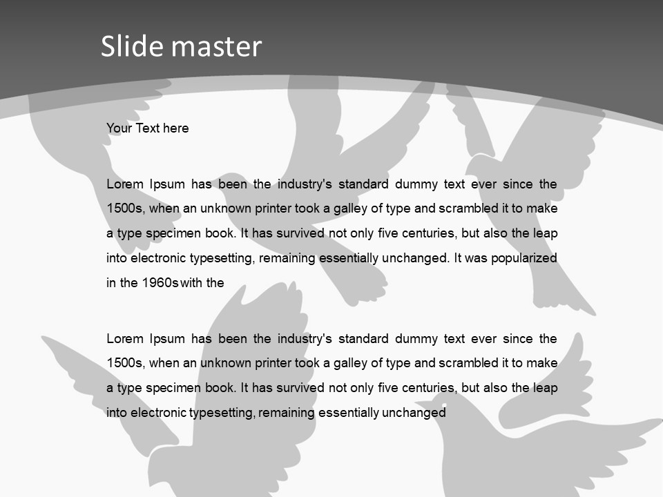 Christian Free Peace PowerPoint Template