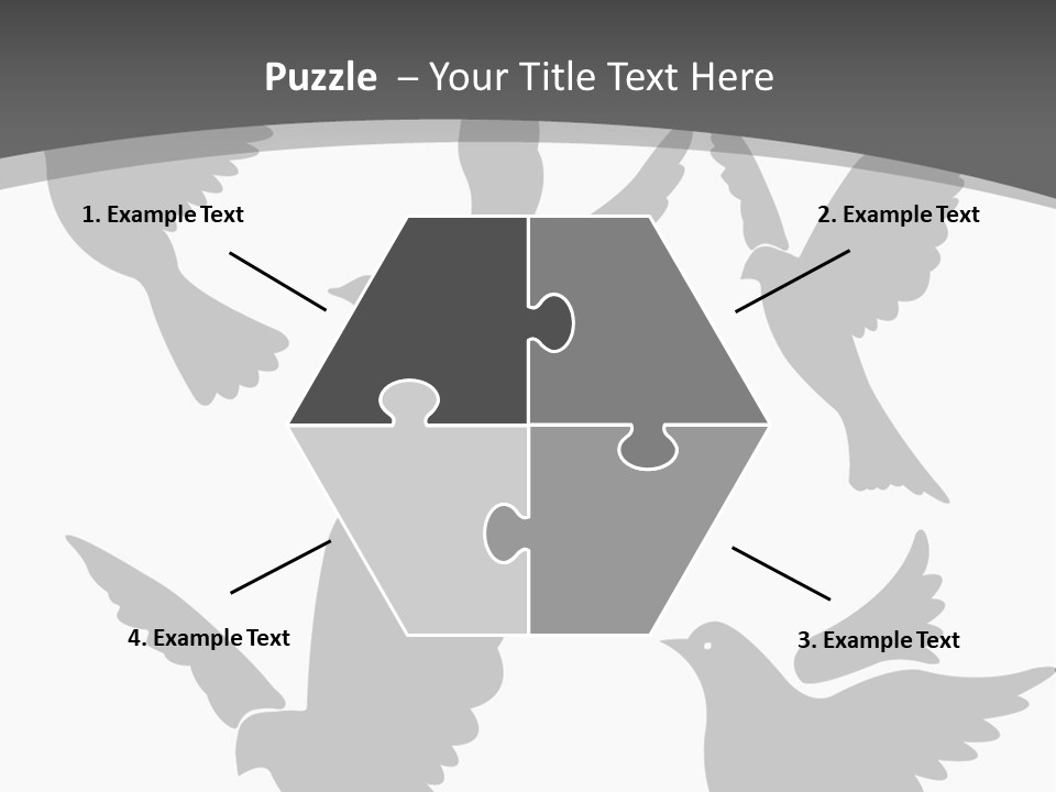 Christian Free Peace PowerPoint Template