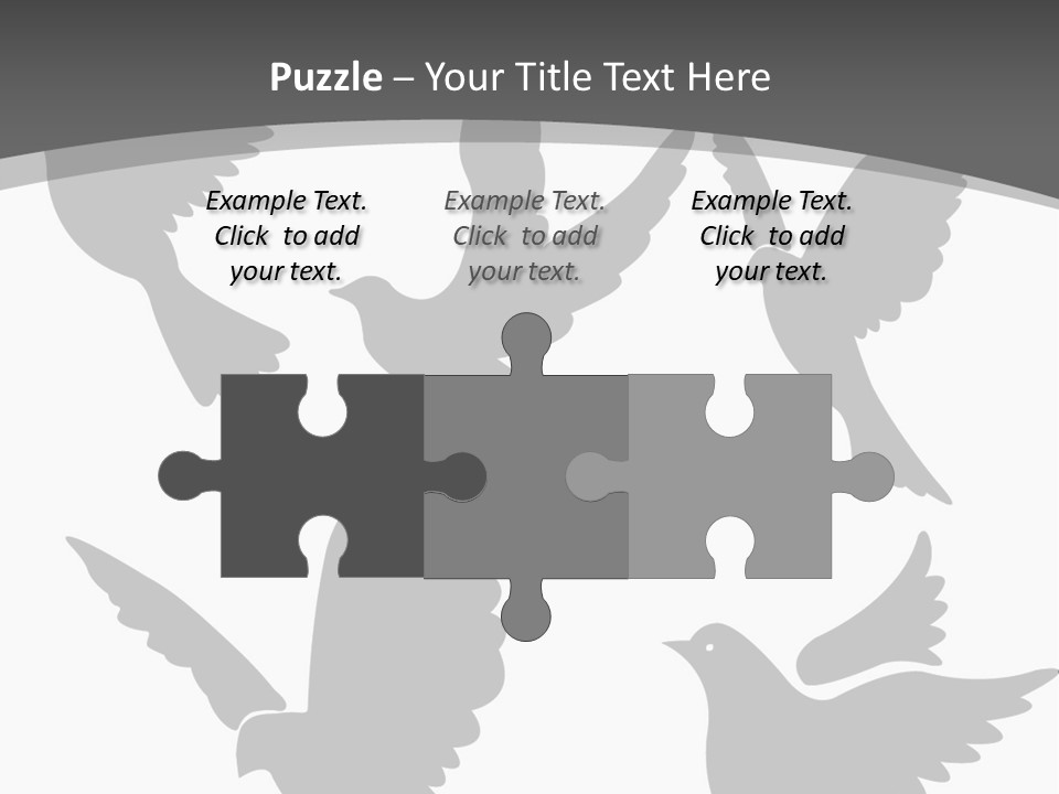 Christian Free Peace PowerPoint Template