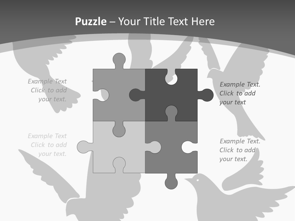 Christian Free Peace PowerPoint Template