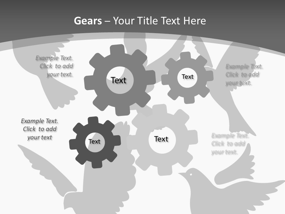 Christian Free Peace PowerPoint Template