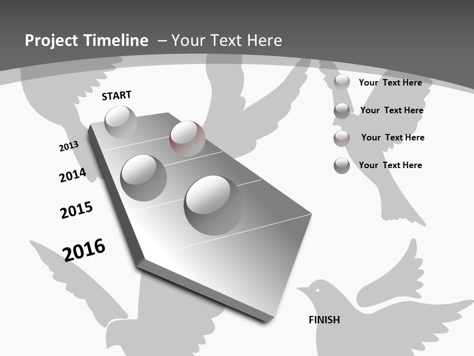 Christian Free Peace PowerPoint Template