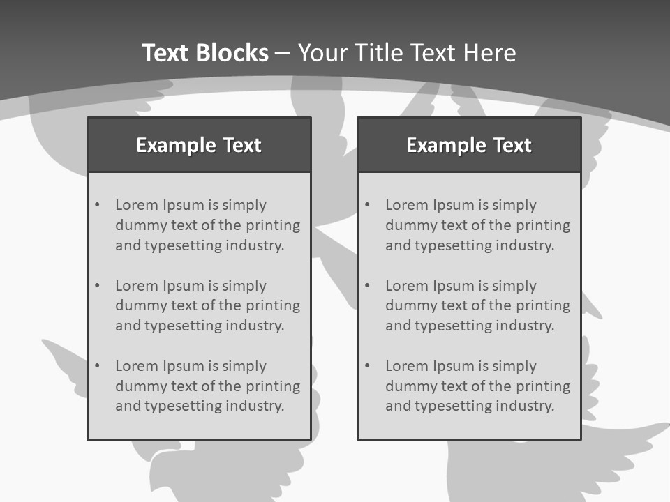 Christian Free Peace PowerPoint Template
