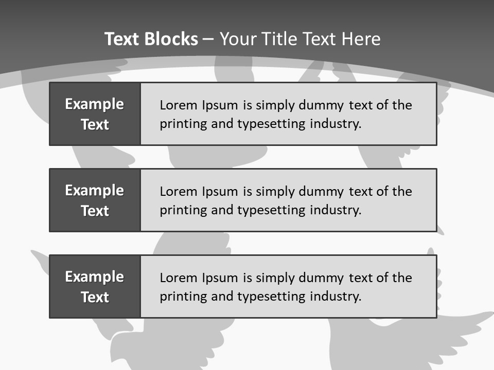 Christian Free Peace PowerPoint Template